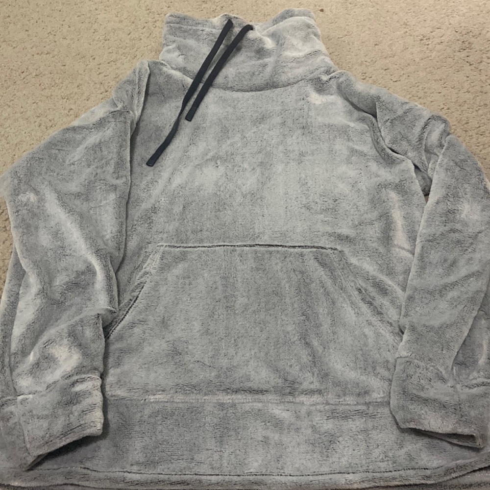 Marika Java/Gray Medium Audrey Sherpa Pullover Tunic